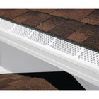  25 Pack  Micro Mesh Gutter Guard Snap In Leaf Cover Filter 3 Ft  White Vinyl