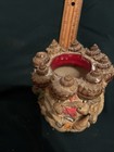 Vtg Antique Seashell Shell Folk Art Sailors Valentine Vase 4   