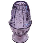 Mint Vintage Fenton Purple Wisteria Art Glass Fairy Lamp Pineapple   Heart