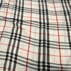 Women 100  Cashmere Plaid Woven Fringe Rectangle Scarf Ivory Black Red  Unisex