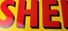 Vintage Shell Gasoline Sign - Shell Large Advertising Porcelain Gas Service Sign