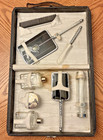 Vintage Art Deco Traveling Vanity Set With Case  Complete  Detailed Handles
