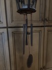 Nwt Vintage Brass Hanging Lantern Candle Holder W  Chimes Mexico Handcrafted 12 