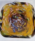 Murano Glass Italy Candy Dish Bowl Vintage Mid Century Art Deco Retro Art Vase