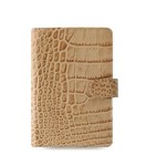 Filofax A6 Personal Classic Croc Organiser Planner Diary Fawn Leather-026012  b9