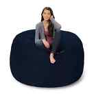 Comfy Sacks 5  Memory Foam Bean Bag Chair   navy Colors