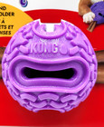 Kong Squeezz Flex Ball Sm md Treat Dispensing   Chew Holder Dog Toy 3 
