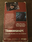 Terrorgram Vhs Tape  1990 Monarch Home Video   rare Horror  James Earl Jones 
