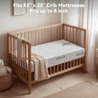 2 Pack Waterproof Crib Mattress Protector  52  x28   Baby Crib Mattress Cover   
