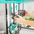 Hapirm 4 Tier Over The Door Shower Caddy  Hanging Shower Caddy With 22 Hooks And