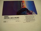 Emerson Lake   Palmer 1971 Trarkus Tour Dates Rarely Seen Promo Display Flap-ad 