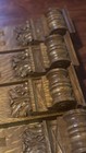 4 Antique Solid Tiger Oak Pillar     Over 100 Years Old     Victorian Architectural