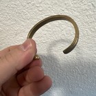Antique Sterling Silver Bracelet 1910-1920 Birmingham Assay Marks Gold Color