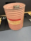 Vintage Hercules Red Dot Powder Keg Can 3 Lb  Empty No Powder Pink