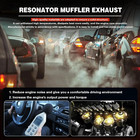 Resonator Pipe Muffler Exhaust Sys For 2007 2008 2010 2011 Toyota Camry 2 4 2 5l