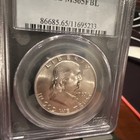 1963-d Franklin Half Dollar Pcgs Ms65fbl