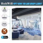 6 Pack 4ft T8 Led Shop Light Integrated Fixture Tube 40w High Output Clear 6000k