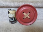 Vintage Giant Wood Sewing Button For Display Decoration 6 3 8 