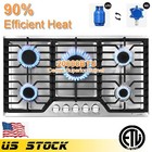 36  Built-in Gas Cooktop Stainless Steel Sabaf Gas Stove Top Ng lpg 5   6 Burner