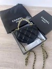 Newchanel Mini Black Leather Chain Bag Vic Birthday Gift Limited Giveaway Gift