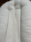 Snuggleme Organic Infant Lounger Natural Cream Cotton With Carrying Case