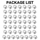 50x 3 8 -5 8  Adjustable Stainless Steel Drive Hose Clamps Fuel Line Worm Clip