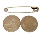 Niftyplaza Extra Large 2  Safety Pins - Heavy Duty Industrial Strength Nickel   