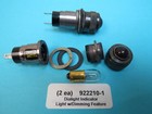  2  Dialight Red Panel Indicator Light W dimming Feature Aircraft Hot Rod Ratrod