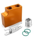 Thermal Bypass Valve Kit Fits For 2019-2024 Dodge Ram 2500 3500 6 7l Orange