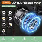 48v750w Bafang Mid Drive Motor Kit Bbs02b 68-73mm Electric Bike Conversion Kit