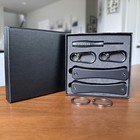 Keysmart Style Compact Key Organizer Holder For 8 Keys - 2 Pack  Black Aluminum