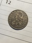 1828 Capped Bust Half Dollar - Vf   Xf - Great Eye Appeal  Color And Tone  