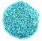 1 4 Pound Synthetic Resin Blue Green Turquoise Inlay Chip No Powder 2mm   Less