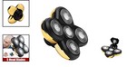 5 Head Shaver Blade Replacement - Floating Washable Electric Razor Heads - Gold