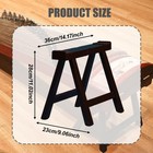 Wooden Guzheng Stand Study Portable A Type For Stage Concert Performance