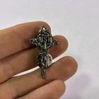 Lot Of 9 Vintage Pins   Brooches Mixed Lot Angels  Army  Navy  Whiskey  Monkey