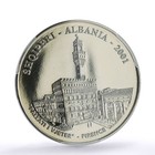 Albania 50 Leke Michelangelo David Art Sculpture Ms 69 Pcgs Cuni Coin 2001