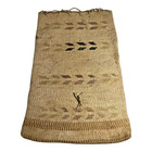 Antique Native American Nez Perce Corn Husk Woven Flat Bag
