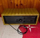 Vintage Kustom 695-rv Guitar Amp Head Gold Sparkle Tuck N Roll Frankenstein Read