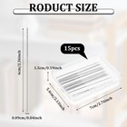 15pcs Snag Nab It Tool 2 36 X 0 03 Inch Repair X Inch  Silver