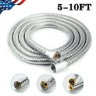 Stainless Steel Shower Head Hose Handheld Extra Long Bathroom Flexible Tube