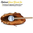 Baseball Glove Mallet  Glove Break In And Shaping Tool For Mitts  sleek Black 
