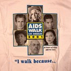 Madonna - Aids Walk Los Angeles 2001 Vintage Promo T-shirt Medium