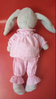 Rare Retired Jellycat Lottie Bunny Bedtime Plush Pink Gingham Pj Pajamas Lot3bed