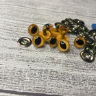 10 5 Mm Cat Eyes With Washers 10 Pair Blue Orange Doll Craft Safety Eyes