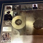 500th Anniversary Christopher Columbus Map 1991 Coa 14 5  X 12 5  Framed