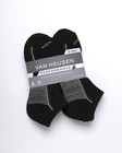 Van Heusen Mens Low Cut Socks - 6 Pack Moisture Wicking Performance Stretch B   