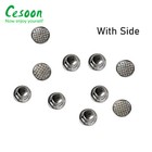 10 Pcs  Box Dental Orthodontics Round Bondable Metal Lingual Button Round Base