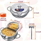 Deep Fryer Pot  4 4qt  11 Inch Japanese Style Small Deep