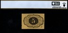 1st Issue 1862-63 5c Pcgs Unc 63 Fractional Postage Currency 